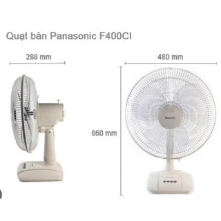 Quạt bàn Panasonic F-400CI (Màu ngà)