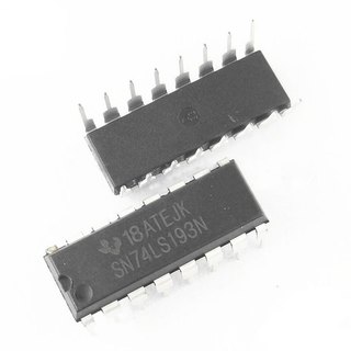 Chíp 74LS193 Binary Up/Down Counter with Clear DIP16