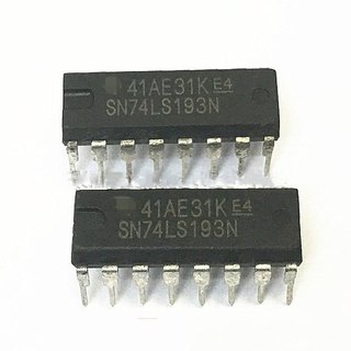 Chíp 74LS193 Binary Up/Down Counter with Clear DIP16