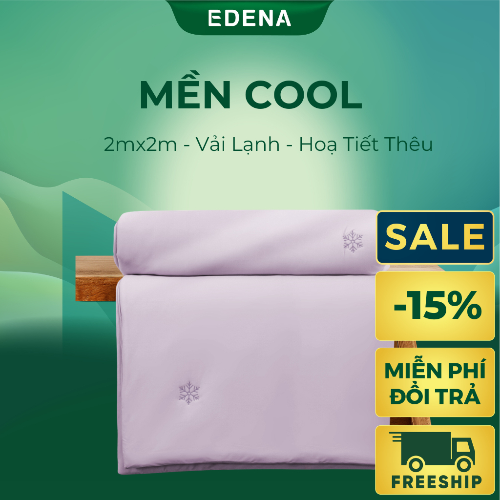 Mền Cool lạnh Edena phiên bản mới size 200x200 cm