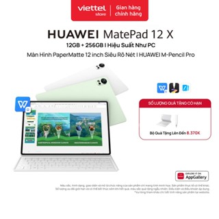 Máy Tính Bảng HUAWEI MatePad 12 X | Hiệu Suất Như PC | Màn Hình PaperMatte 12 inch Siêu Rõ Nét | M-Pencil Pro