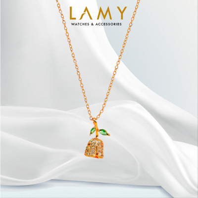 Dây chuyền bạc nữ LAMY Love Rosebud Necklace Rose Gold 6428