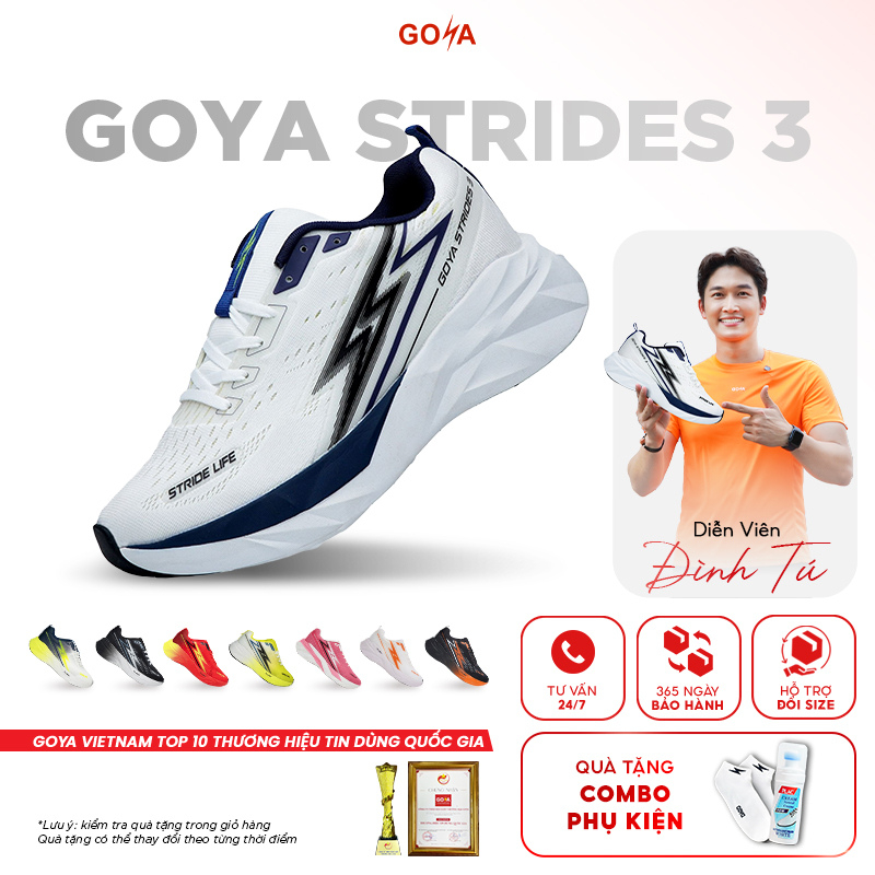  Giày Thể Thao Chạy Bộ Nam Nữ GOYA STRIDES 3 Năm 2026 9 - Siêu Êm, Thoáng Khí, Thời Trang