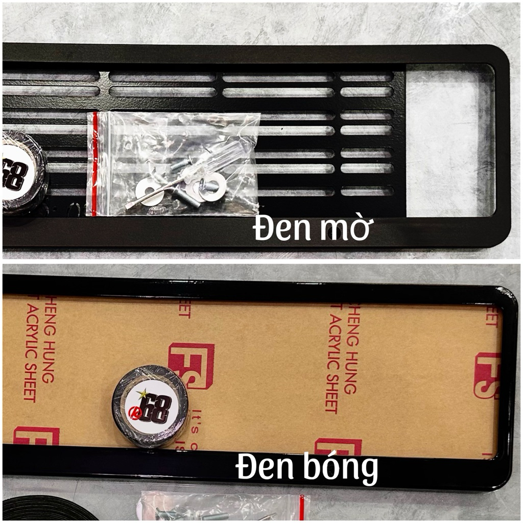 Khung biển số nhôm CNC có khắc tên riêng theo yêu cầu