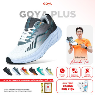 Giày thể thao chạy bộ nam nữ GOYA PLUS năm 2026 full màu - Êm ái, thoáng khí, đàn hồi tốt