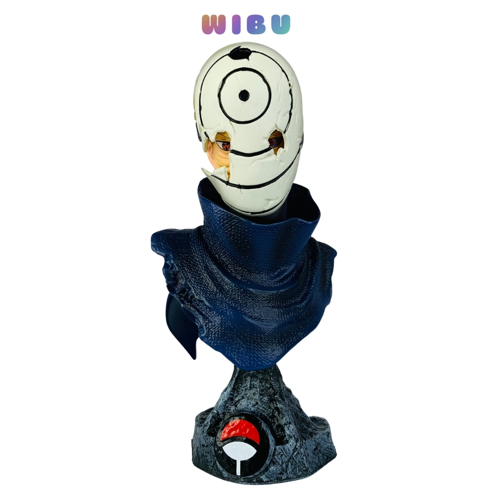 Mô hình Naruto Bán Thân Uchiha Obito - Cao 15cm - nặng 200gram - Figure Naruto - Có Hộp Màu