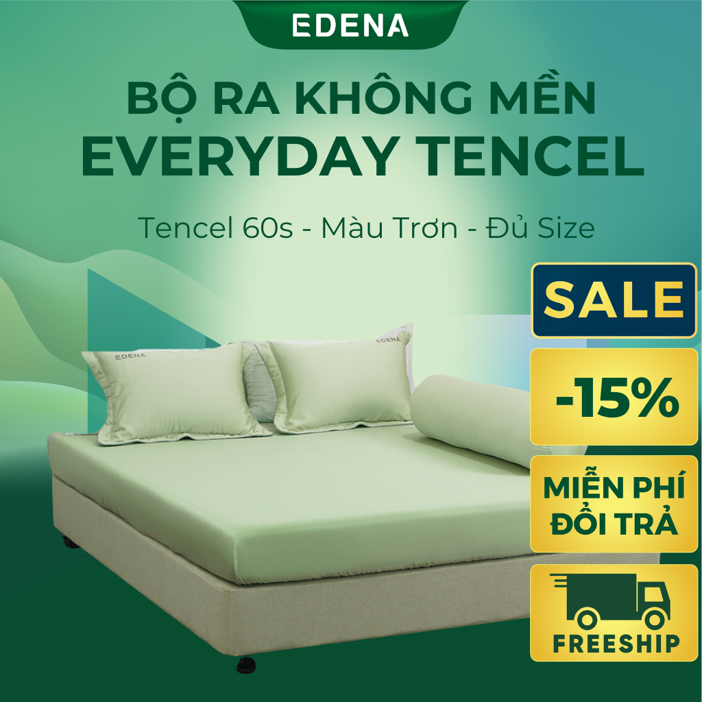 Bộ ra bọc không mền Edena Everyday Tencel 60s