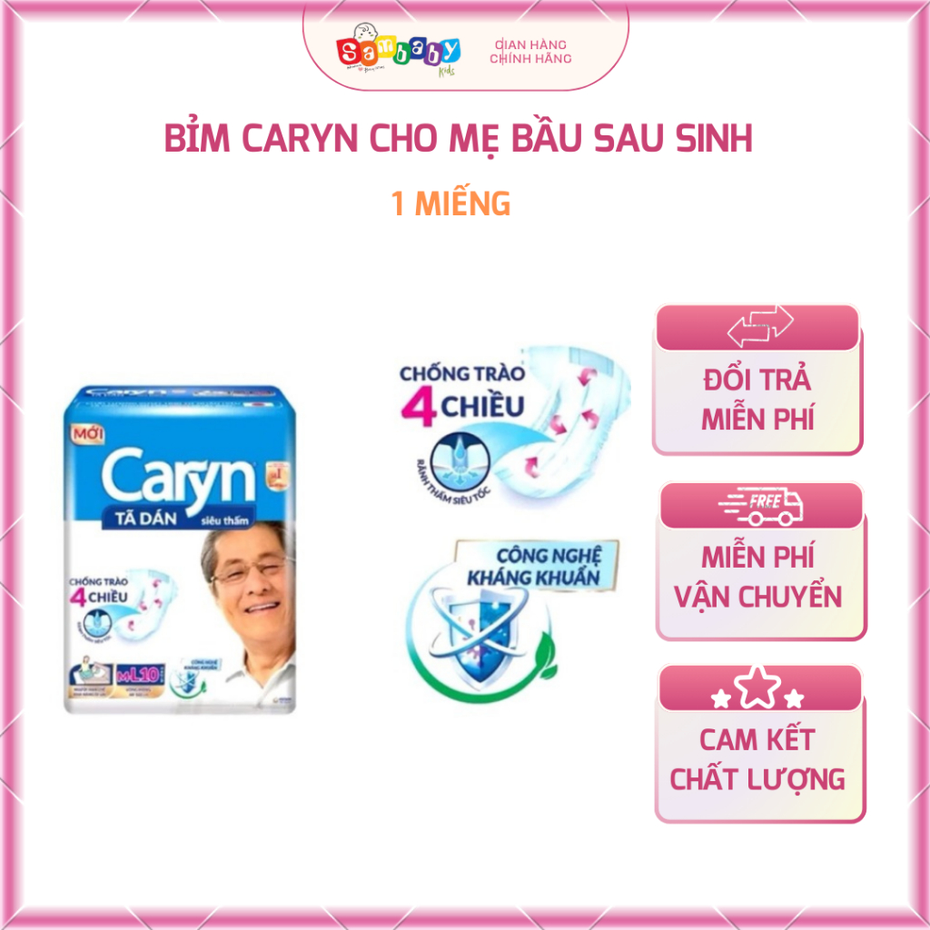 Bỉm Caryn cho mẹ bầu sau sinh (1 Miếng)