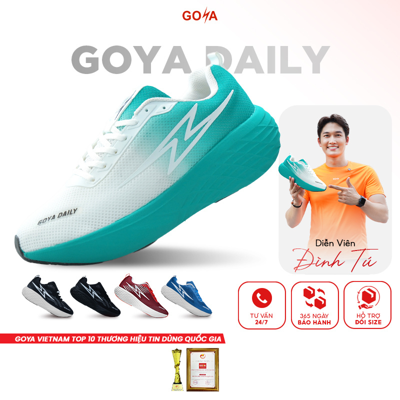 Giày Thể Thao Chạy Bộ Nam Nữ GOYA DAILY PLUS Năm 2026 - Êm Ái, Thoáng Khí, Hạn Chế Trơn Trượt 2