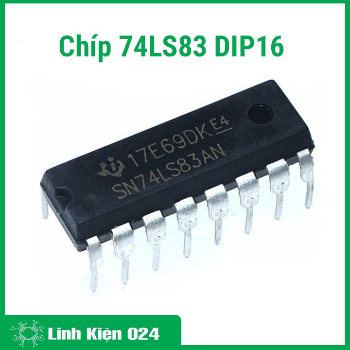 Chíp 74LS83 4-bit Binary Full Adder DIP16