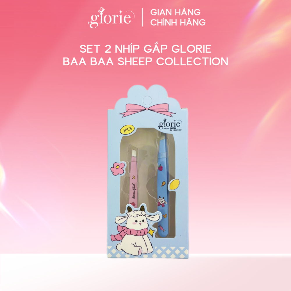 Set 2 Nhíp Gắp Glorie Baa Baa Sheep Collection