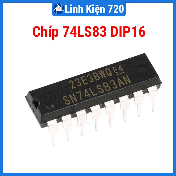 Chíp 74LS83 4-bit Binary Full Adder DIP16 cao cấp