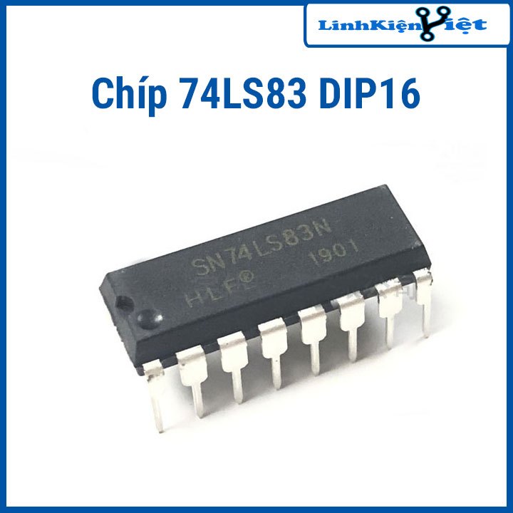 Chíp 74LS83 4-bit Binary Full Adder DIP16