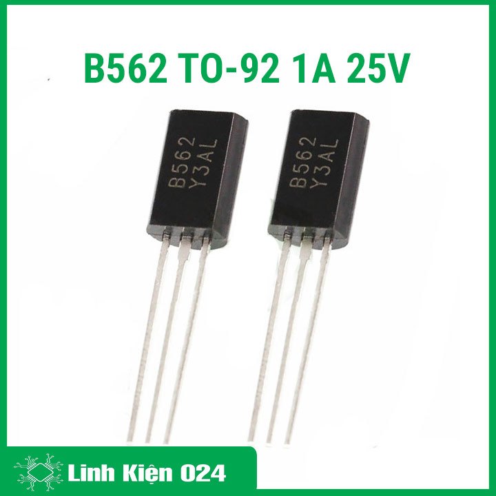 Combo 5 Sản phẩm B562 TO-92 TRANS PNP 1A 25V