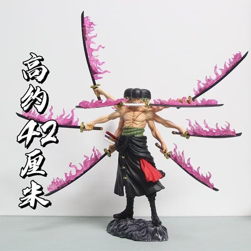 42cm - Mô Hình Zoro 9 Kiếm Haki - One Piece