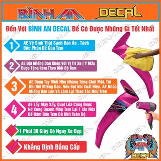 Tem rời ex 2010 xanh gp - IN DECAL CAO CẤP