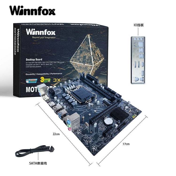 MAIN H510 Winnfox (DDR4, M-ATX, LGA1200)