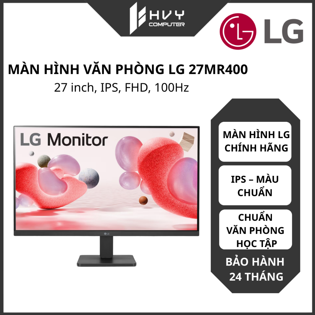 Màn hình Văn phòng LG 27MR400 | 27 inch, IPS, FHD, 100Hz - Hàng chính hãng