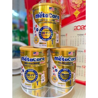 [HÀNG CHÍNH HÃNG] - COMBO 2 Lon Sữa bột metacare gold opti số 1/2 850g