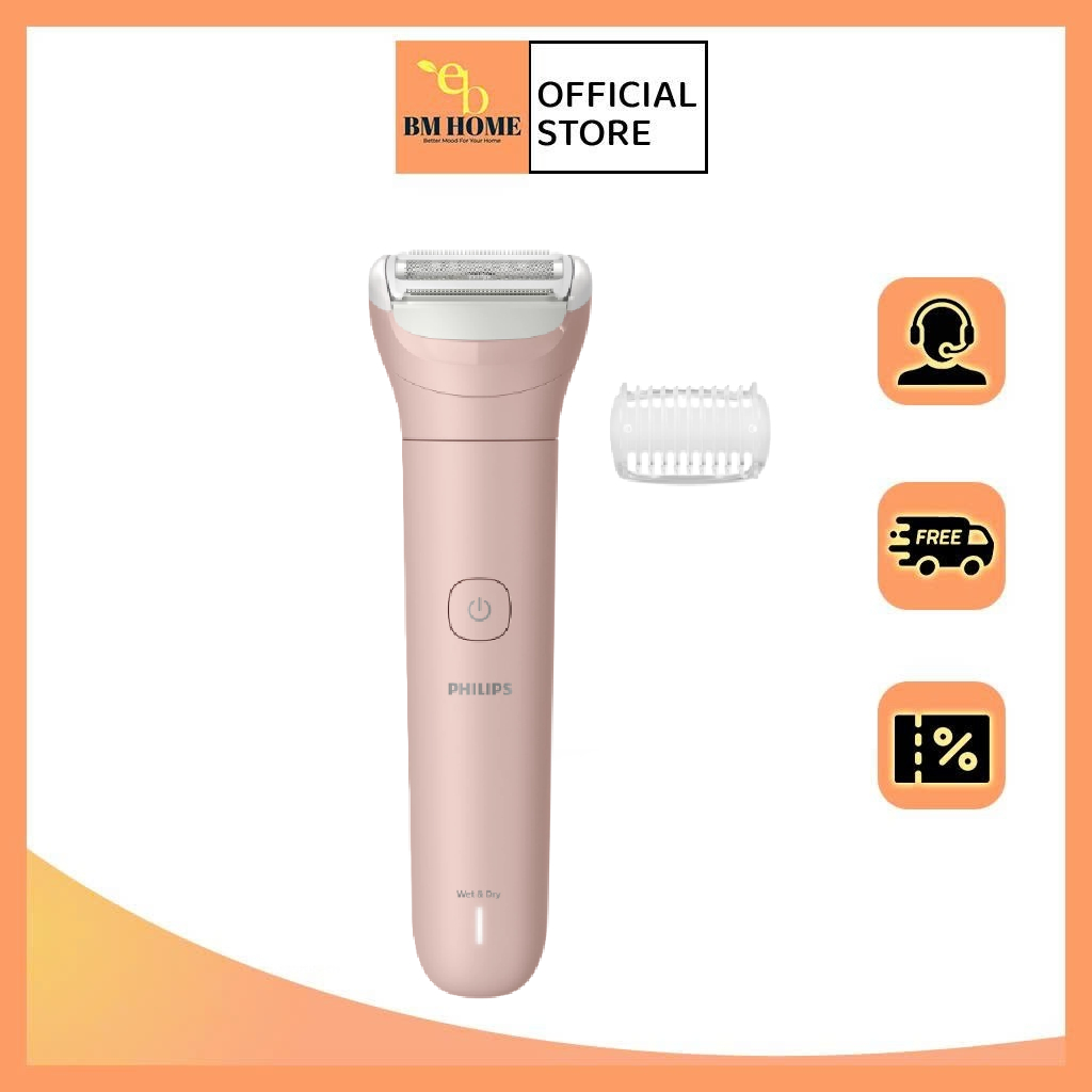 Máy làm sạch lông cho nữ Philips BRL136 - BRL128 - Sử dụng khô và ướt - Bảo hành 2 năm