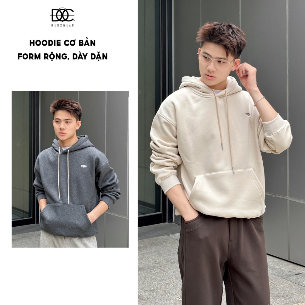 HOODIE NAM ĐỘC MENSWEAR FORM RỘNG - AT376