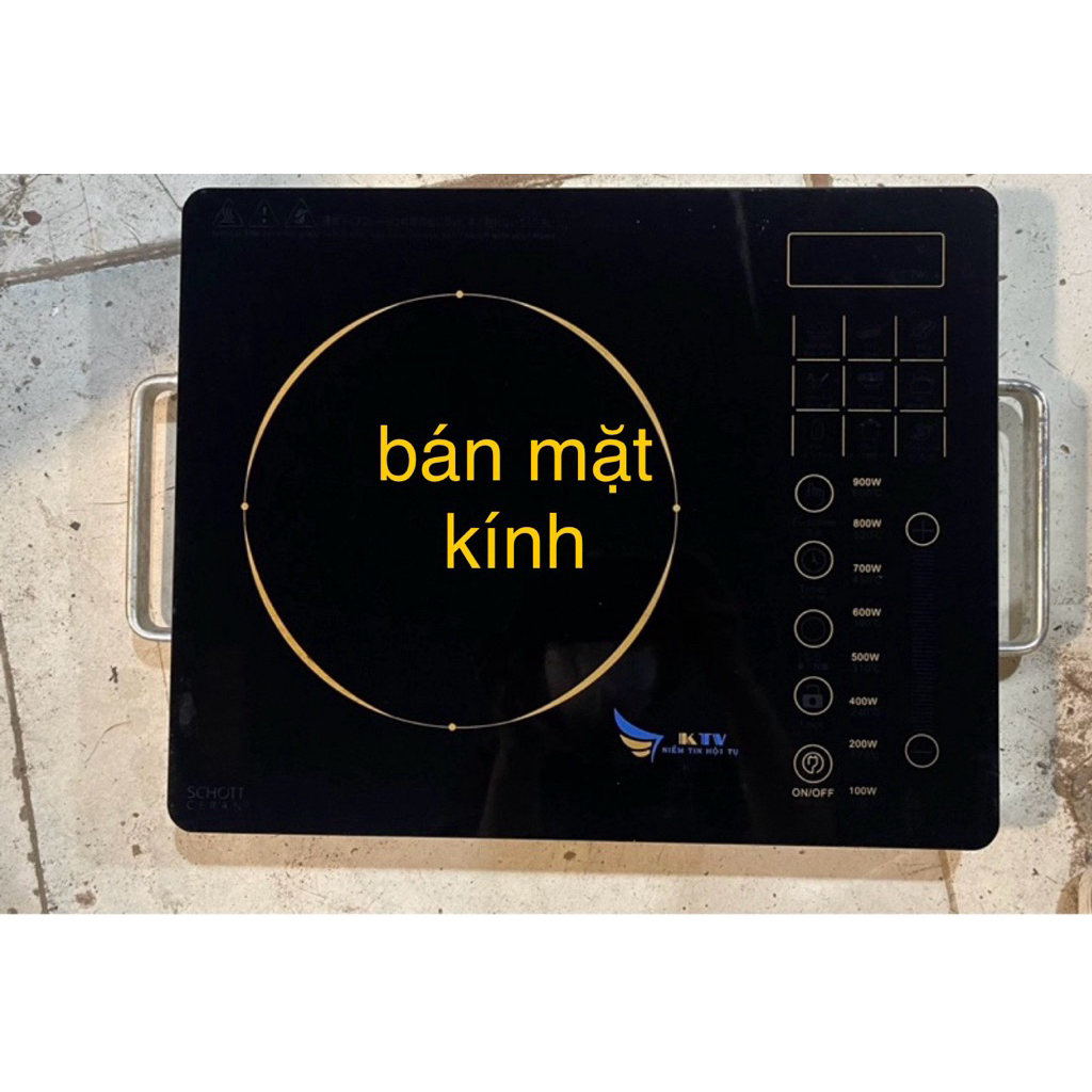 Mặt kính bếp hồng ngoại KVT - KV02 tháo máy(Bán mặt kính không bán bếp)