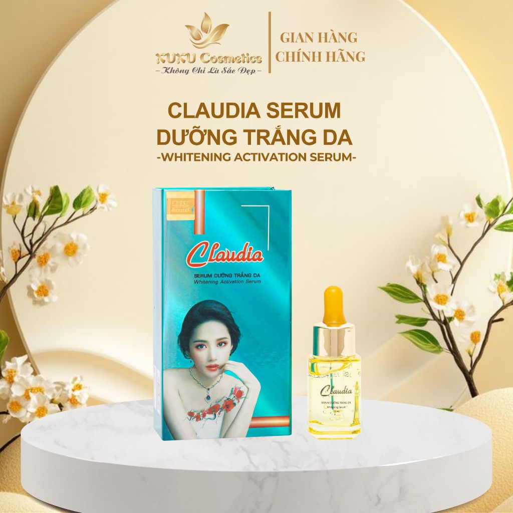 Serum Dưỡng trắng da, Cấp ẩm Claudia
