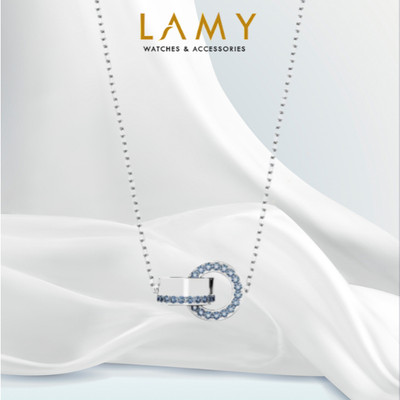 Dây chuyền LAMY Hollow Blue Interlocking Loop 6189