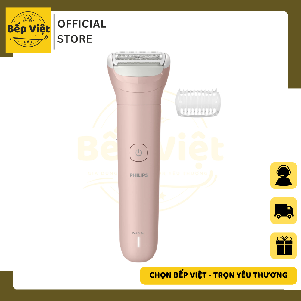 Máy làm sạch lông cho nữ Philips BRL136 - BRL128 - Sử dụng khô và ướt - Bảo hành 2 năm