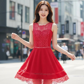 Set Váy Đầm Body Ren Cổ Yếm Bèo Tầng Siêu Xinh (freesize từ 40 đến 55kg) Sang Chảnh