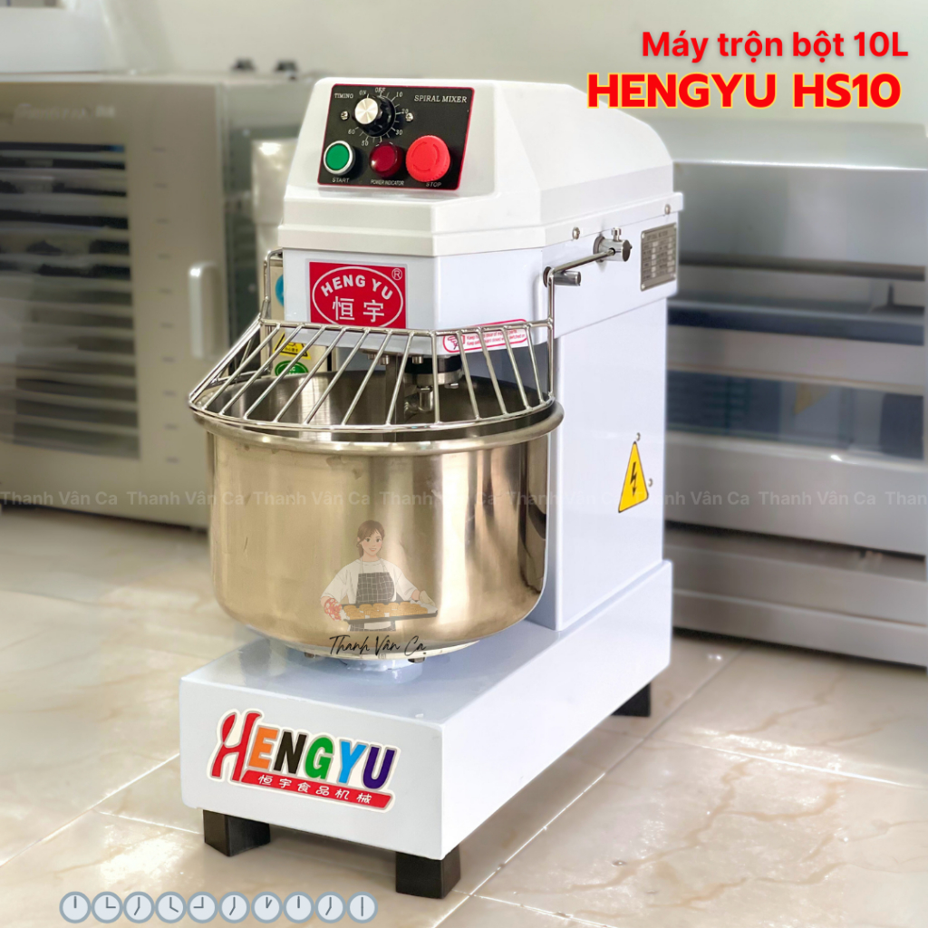 Máy trộn bột 10L HENGYU HS10, KHỎE-BỀN