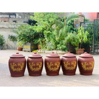 Hũ gạo [10-20kg]- Chĩnh đựng gạo Tài Lộc, Hũ đựng gạo, Chum gạo tài lộc phong thuỷ, giúp thu hút vượng khí
