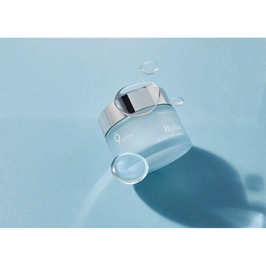 Kem dưỡng ẩm dạng gel 9 wishes Hydra Ampule cream