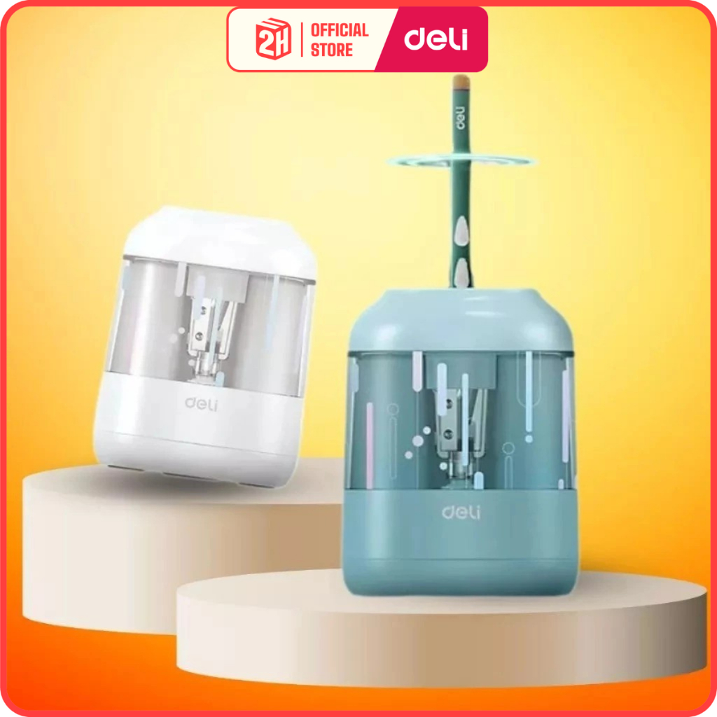 Gọt bút chì tự động deli chuốt bút chì tự động gọt bút chì điện, dễ dàng thay lõi 8 năm sử dụng VPP