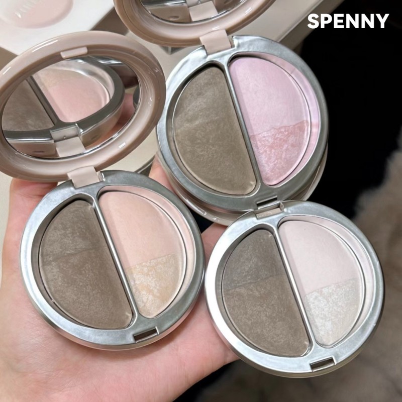 [Diên Hy Các] - Bảng Tạo Khối Phấn Bắt Sáng SPENNY - Phấn Phủ Tất Cả Trong Một Làm Sáng Da - Mặt Dạn