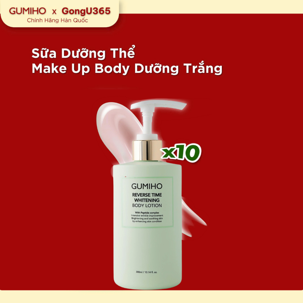 [LINK SỈ] Gumiho Reverse Time Whitening Body Lotion - 10 Chai Kem Dưỡng Thể Make Up Body & Dưỡng Trắ