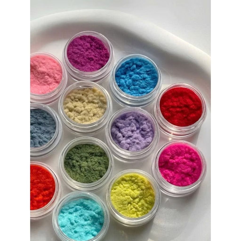 [Aurora Nail Accessories]​🌈 [SET 12 HŨ] BỘT NHUNG NAIL–TRỌN BỘ MÀU TRENDY 🌈- A001
