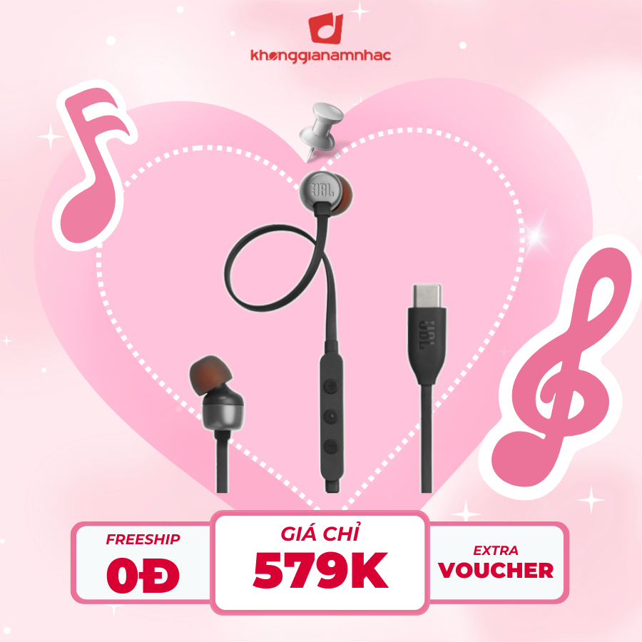 Tai Nghe Có Dây Nhét Tai JBL Tune 310C USB - Chính Hãng PGI