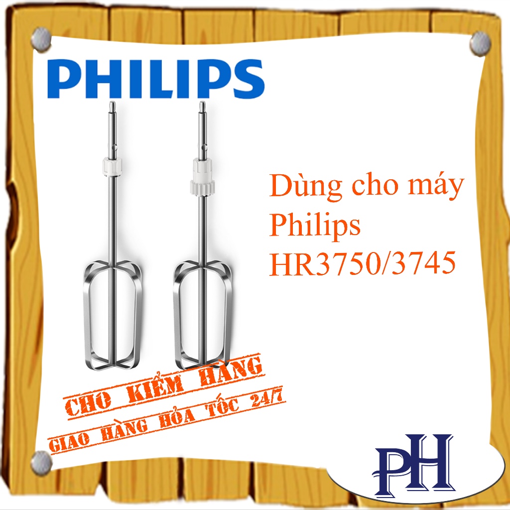 Cặp que đánh trứng Philips HR3750/3745