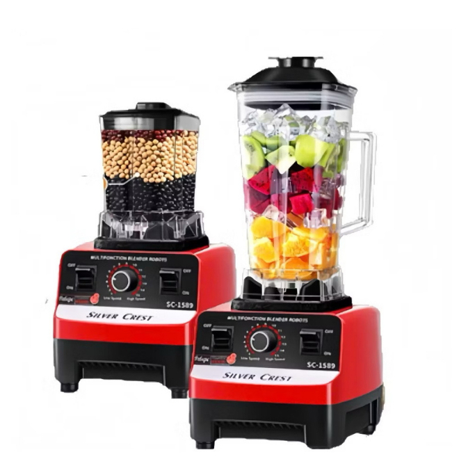 Máy Xay Sinh Tố Đa Năng PTLUXURY SC 1589 - Máy Xay Công Nghiệp 2 Cối Xay Công Suất 4500W [ HÀNG CHÍNH HÃNG ]