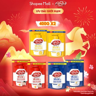 Nước rửa tay sạch khuẩn Lifebuoy Túi 400G