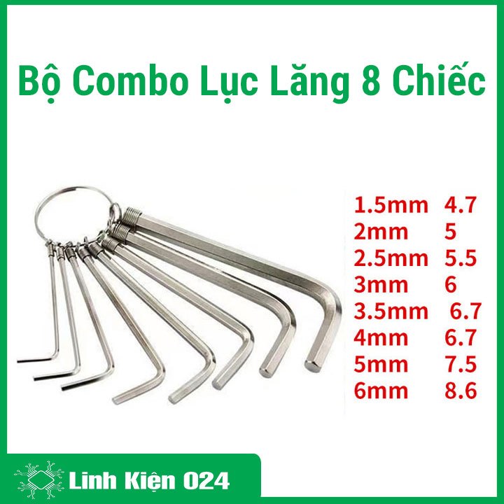 Bộ Combo Lục Lăng 8 Chiếc Tiện Dụng