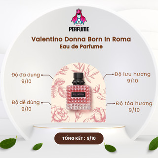 Nước Hoa 𝐕𝐚𝐥𝐞𝐧𝐭𝐢𝐧𝐨 𝐃𝐨𝐧𝐧𝐚 𝐁𝐨𝐫𝐧 𝐢𝐧 𝐑𝐨𝐦𝐚 𝐄𝐃𝐏 Sang Chảnh Lôi Cuốn