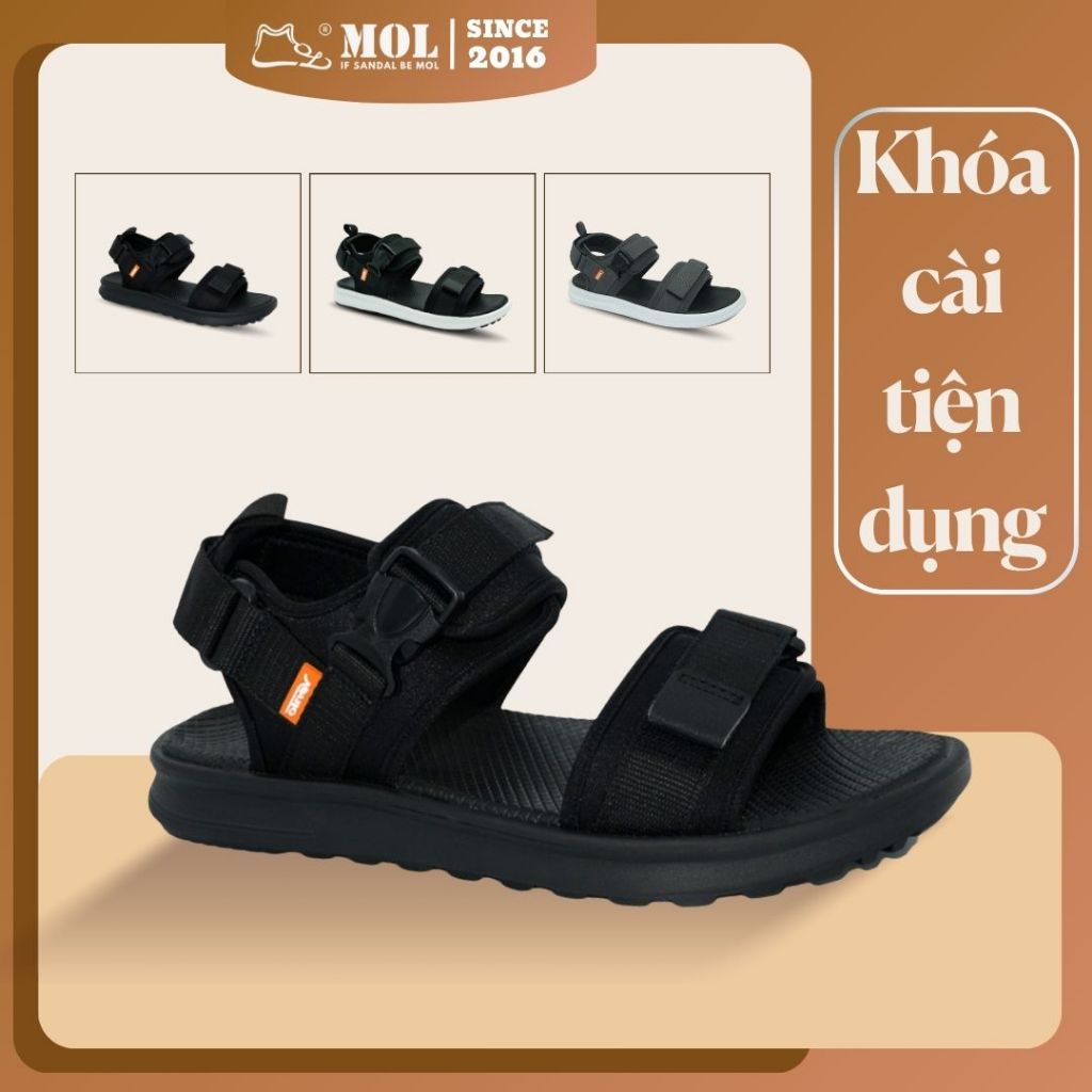 Sandal nam nữ unisex Vento 2 quai ngang NB01BB màu đen | Vento  NB01 SD01
