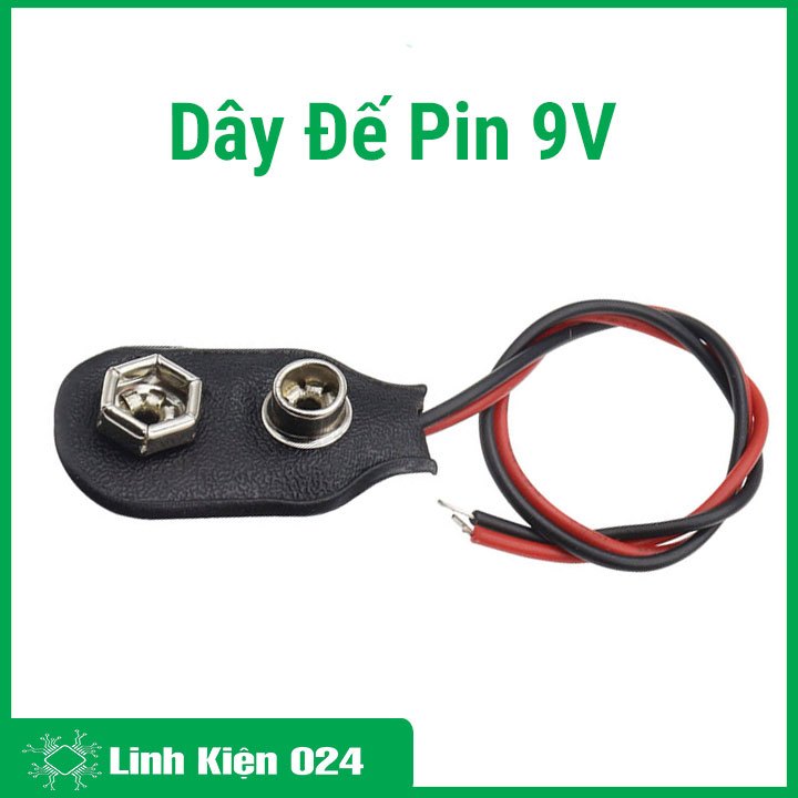 Dây Đế Pin 9V