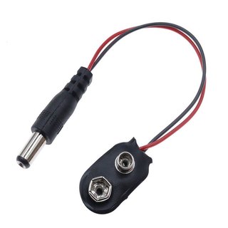 Dây đế pin 9V đầu ra jack dc đực