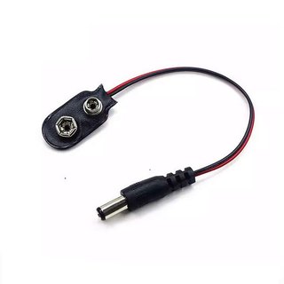 Dây đế pin 9V đầu ra jack dc đực