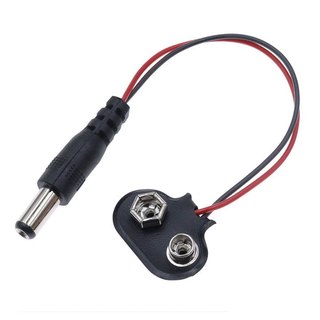 Dây đế pin 9V đầu ra jack dc đực
