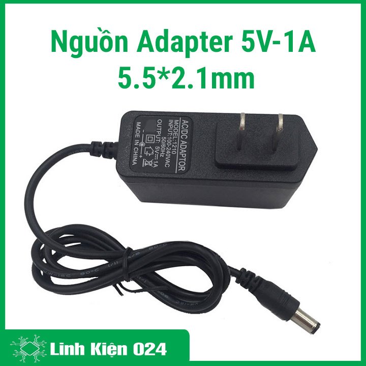 Nguồn adapter 5V-1A 5.5*2.1mm