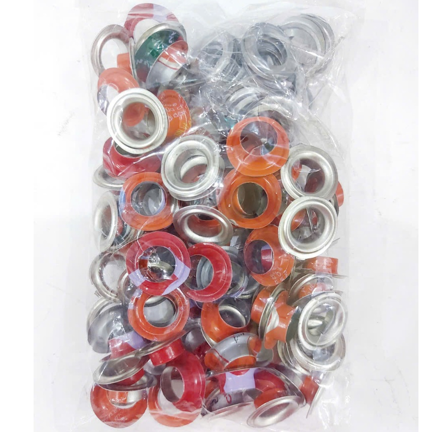 Khoen mắt cáo ore 10mm (10.5mm) Bằng Sắt KHÔNG XI Bịch 100 cái Có long đền Khoen đóng bạt quảng cáo